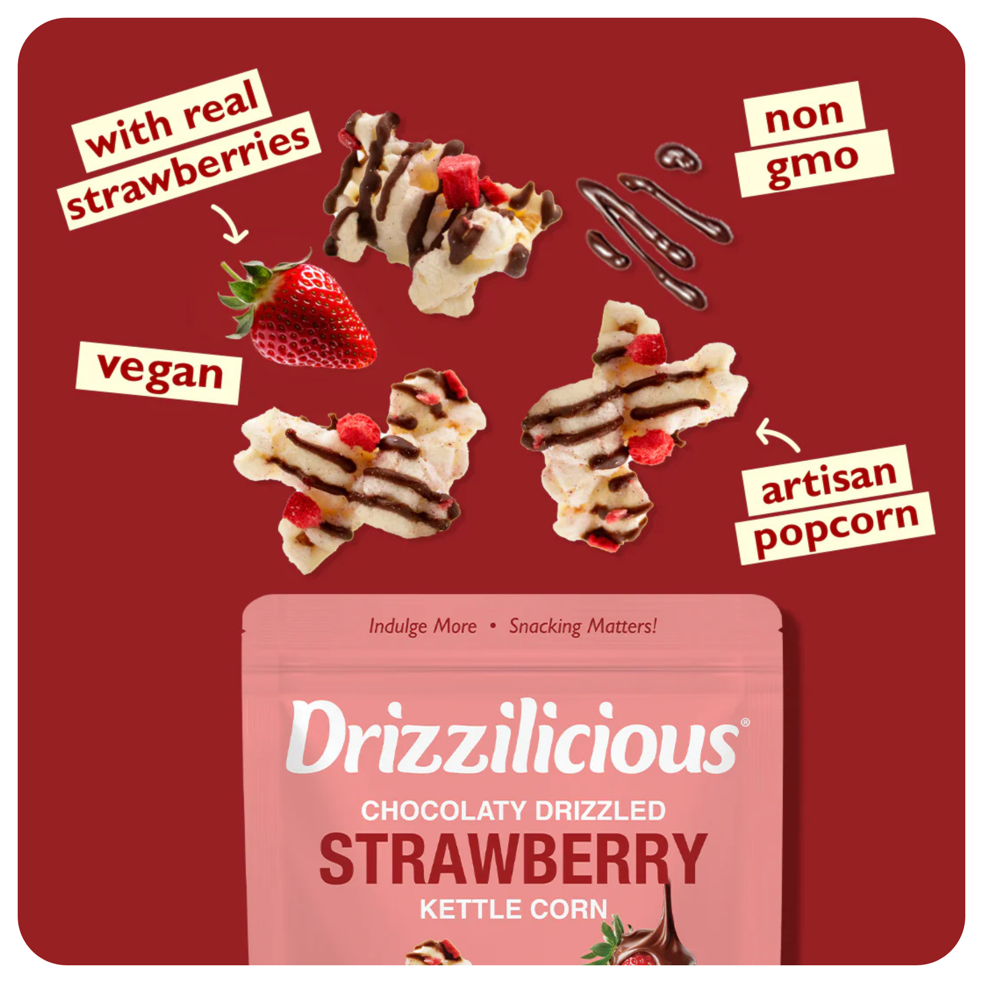 Drizzilicious Strawberry Chocolate Kettle Corn Secondary image