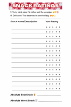 Snack Scorecard