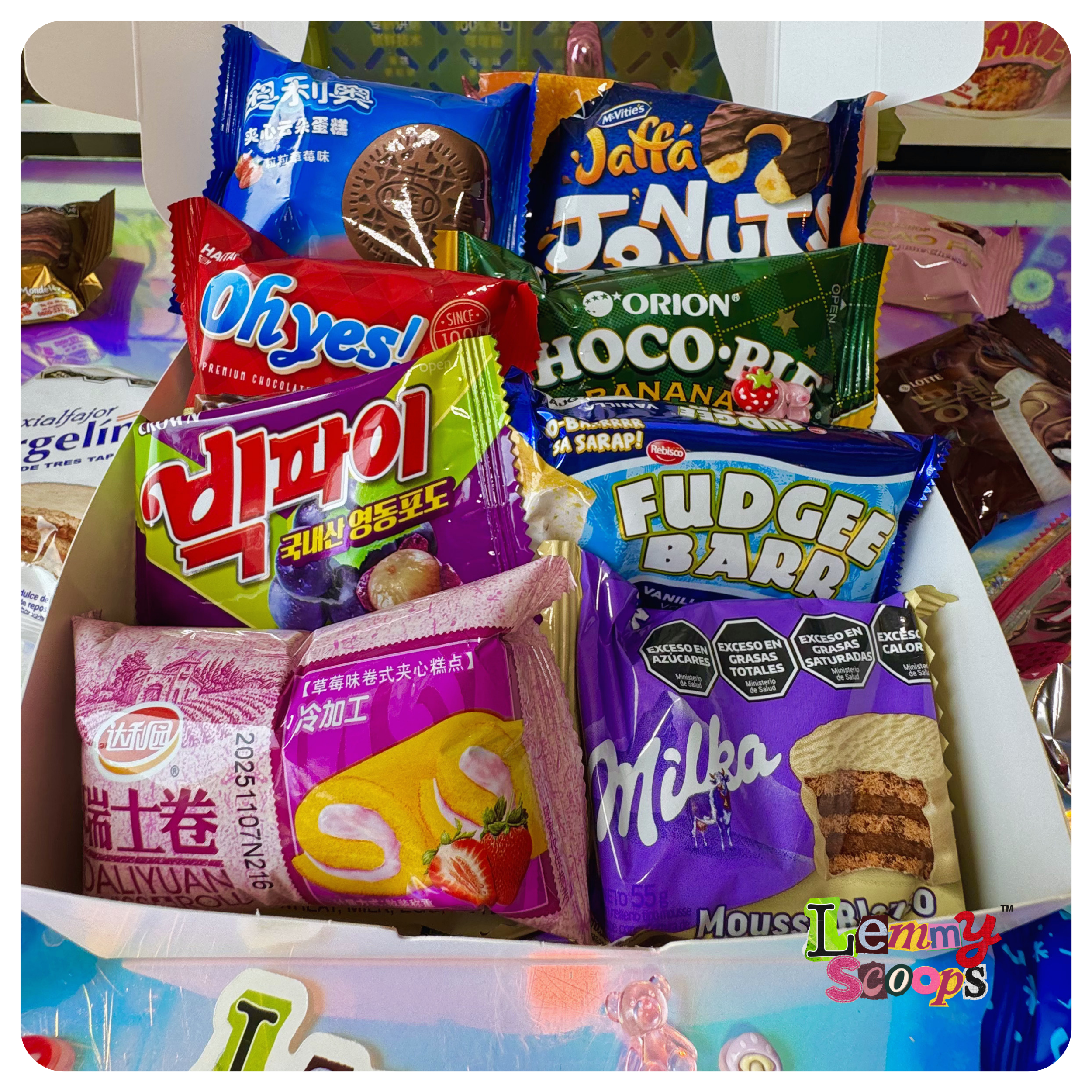 Foreign Pastry Box - 12/20 pcs