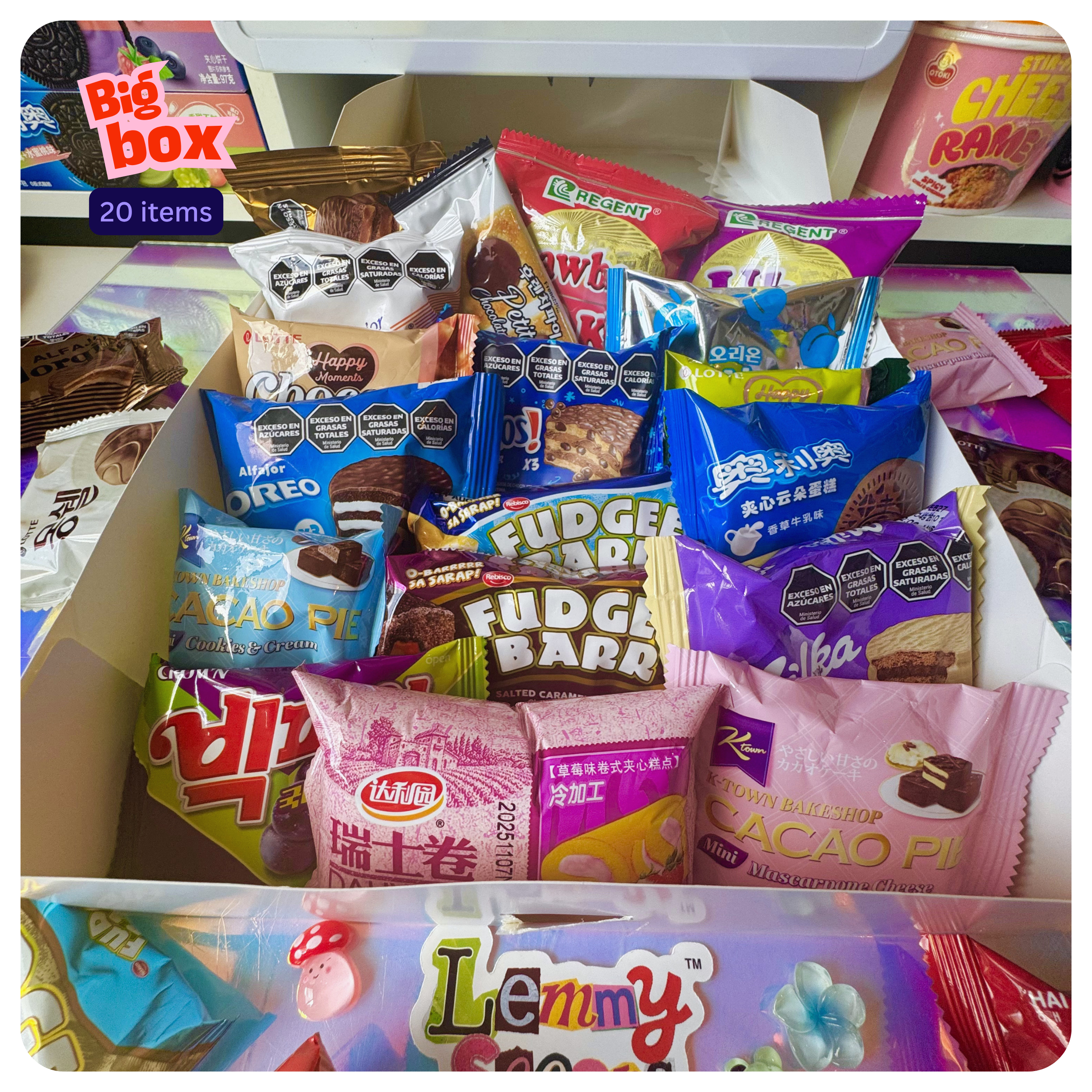Foreign Pastry Box - 12/20 pcs