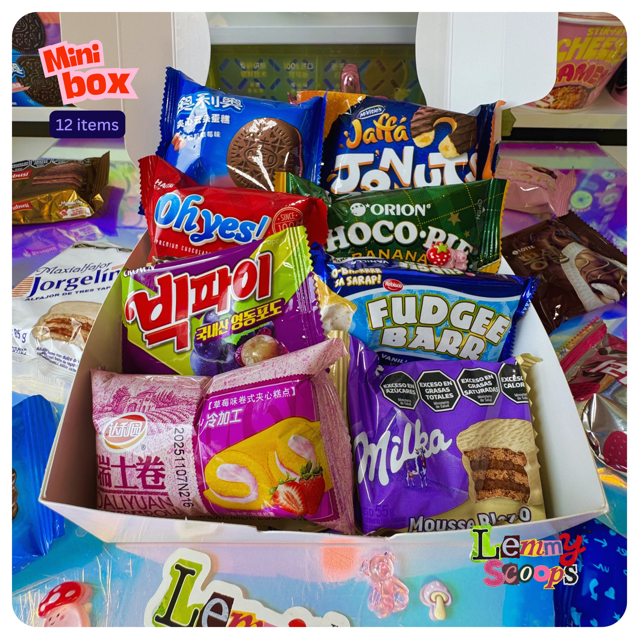 Foreign Pastry Box - 12/20 pcs