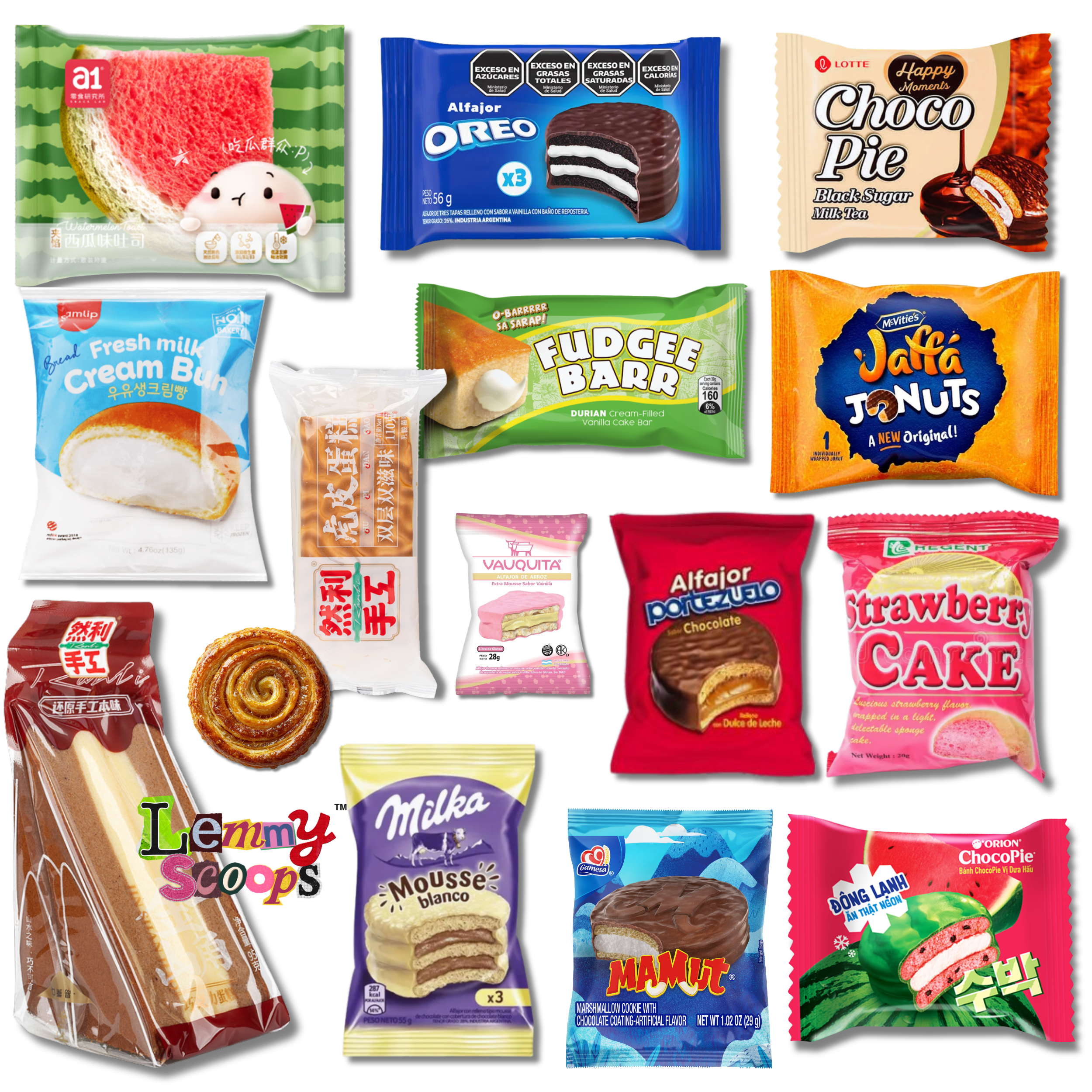 Foreign Pastry Box - 12/20 pcs